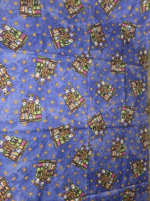 Nativity three wise men fabric 1 Yrd