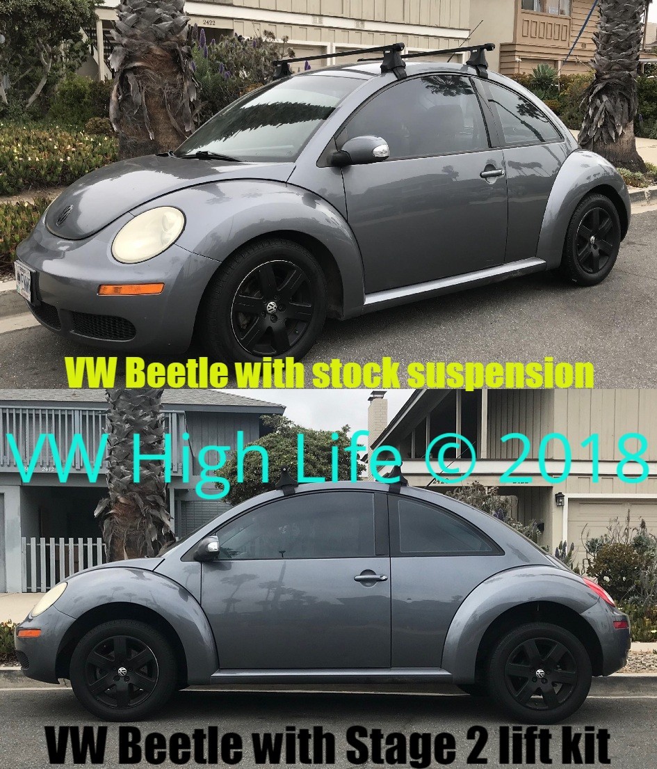 Lift Kit VW New Beetle Stage 2 Suspension w/ Coil Spacer MK4 19982010 Baja Bug eBay