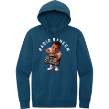 NEW ART SOCIETY x SWOD RADIO RAHEEM TOON NEPTUNE BLUE Hoodie SM-4XL MADE IN USA