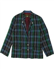 Vintage Womens Trachten 2 Button Blazer Jacket Eu 42 Large Multicoloured Bi10