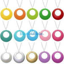 Bluebubble DISCO FEVER Round Hoop Necklace Kitsch 60s 70s 80s 90s Retro Festival