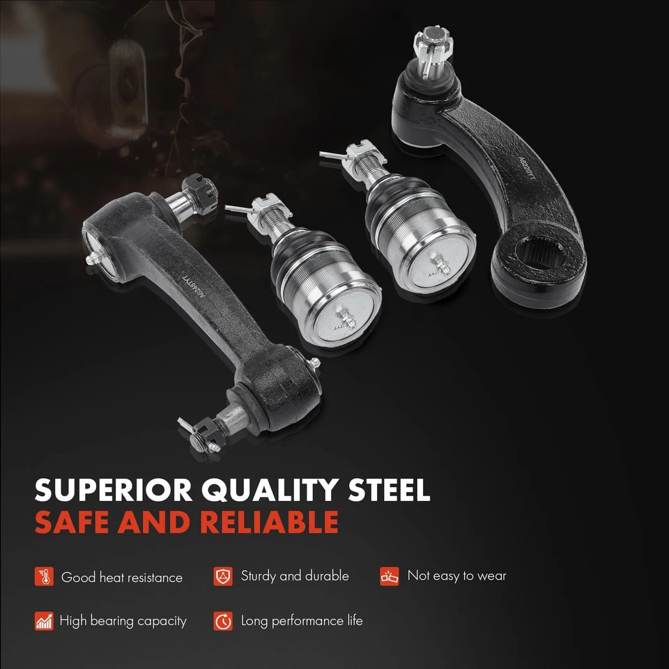 8x rótulas delanteras superiores e inferiores para Chevy G10 G20 GMC G1500 G2500 1983-1995 Foto 4 de 4