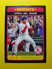 JONATHAN PAPELBON (SP) BLACK BORDER #9 BOSTON RED SOX - 2009 O-PEE-CHEE BASEBALL