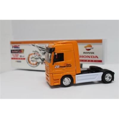 1:43 NEWRAY Mercedes Benz Actros 1857 Truck Honda Marquez