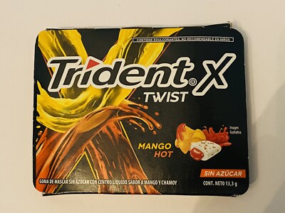 Retired MANGO HOT Trident X Twist Gum Exp: Aug/22 - 7 pcs RARE | eBay