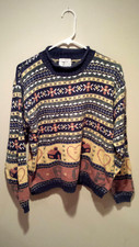 Vintage Tacky Teacher Sweater - Christopher  Banks - Large L - Multi-Color