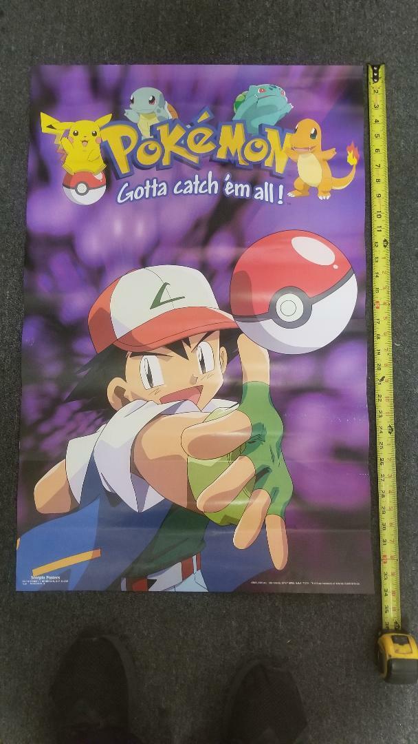 1995 POSTER - NEW - POKEMON - GOTTA CATCH 'EM ALL!