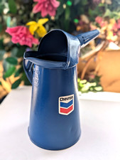 Vintage Chevron Service Station Gas Metal DOVER OIL FILLER 1 QT. Gas Fluid CAN