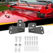 Fit Jeep Wrangler Cjyjtj No Drill High Lift Jack Holder Hood Mounting Brackets