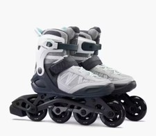 OXELO Roller fitness adulto FIT 500 grigio 