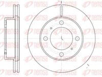 Remsa 2X Bremsscheibe Vorne Ø255Mm BelüFtet FüR Toyota Corolla Compact _E10_