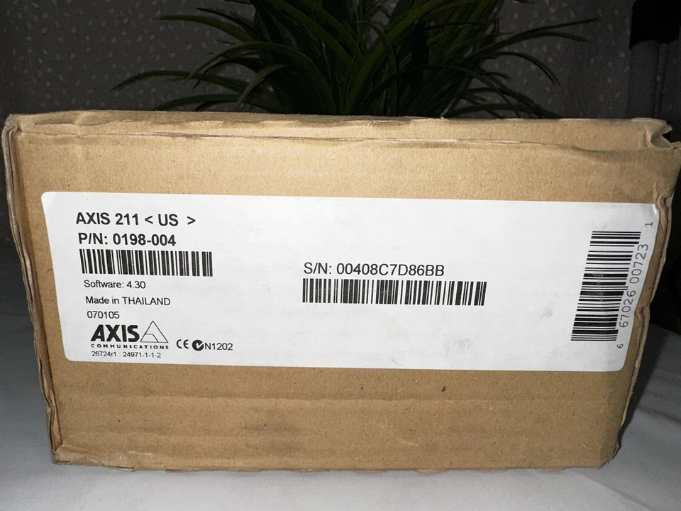 1 AXIS COMMUNICATIONS 211 0198-001-05 NETWORK CAMERA w/ TAMRON LENS - Image 4 of 4