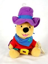 VNT 1998 Disney Star Bean Winnie the Pooh Ride'em Cowboy Pooh 8" Character Plush
