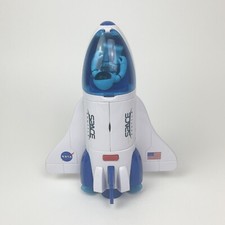 Astro Venture Space Shuttle Toy Plastic Spaceship Lights Sounds and Astronaunt