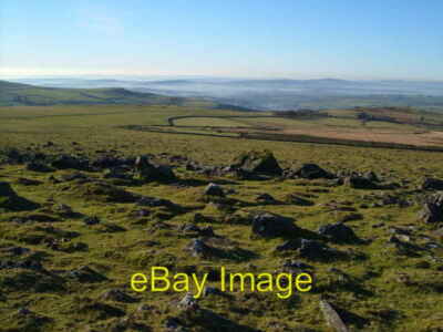 Photo 6x4 View from below White Tor Cudlipptown The edge of the moorland c2006