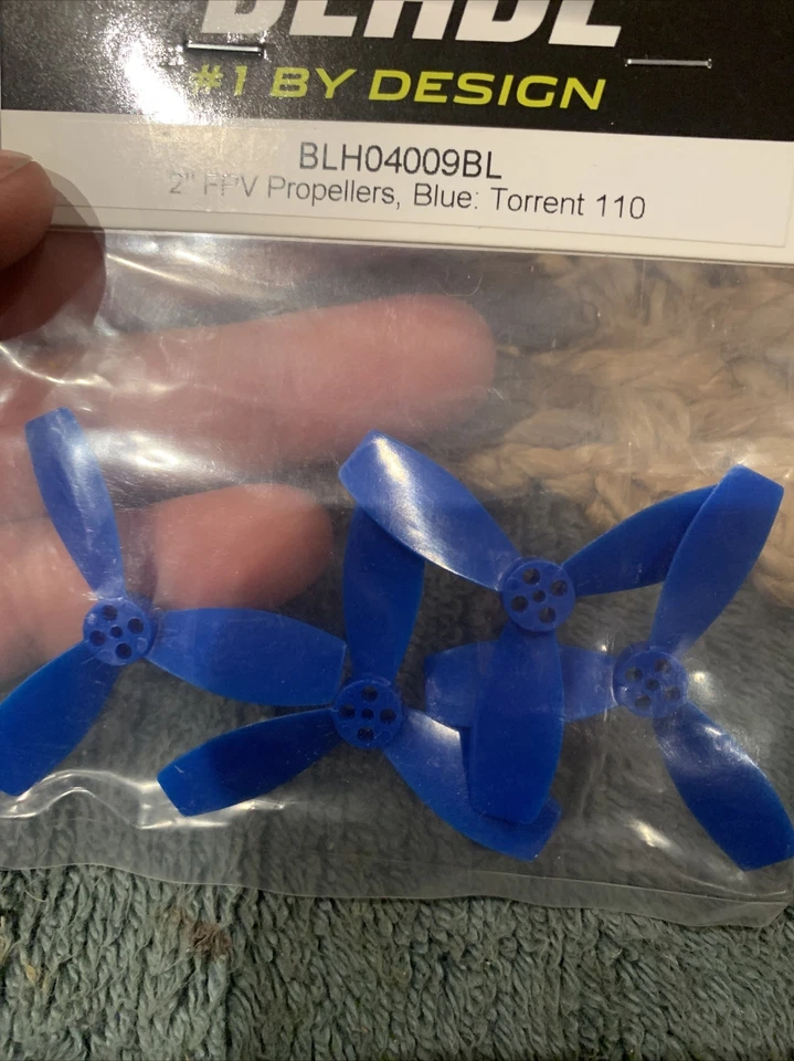 Blade 2" FPV Propellers Blue (4) Torrent 110 - Image 3 of 4
