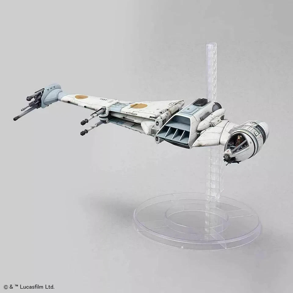 Star Wars B-WING STARFIGHTER 1/72 Bandai/Revell 01208 Plastic Model Kit New - Immagine 3 di 4