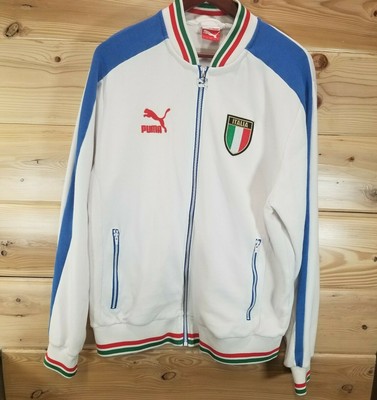 white puma track jacket