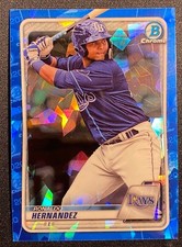 Ronaldo Hernandez 2020  Bowman Chrome Sapphire RC Rookie Prospect Base 1