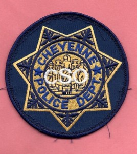 CHEYENNE WYOMING  WY  POLICE PATCH CSO