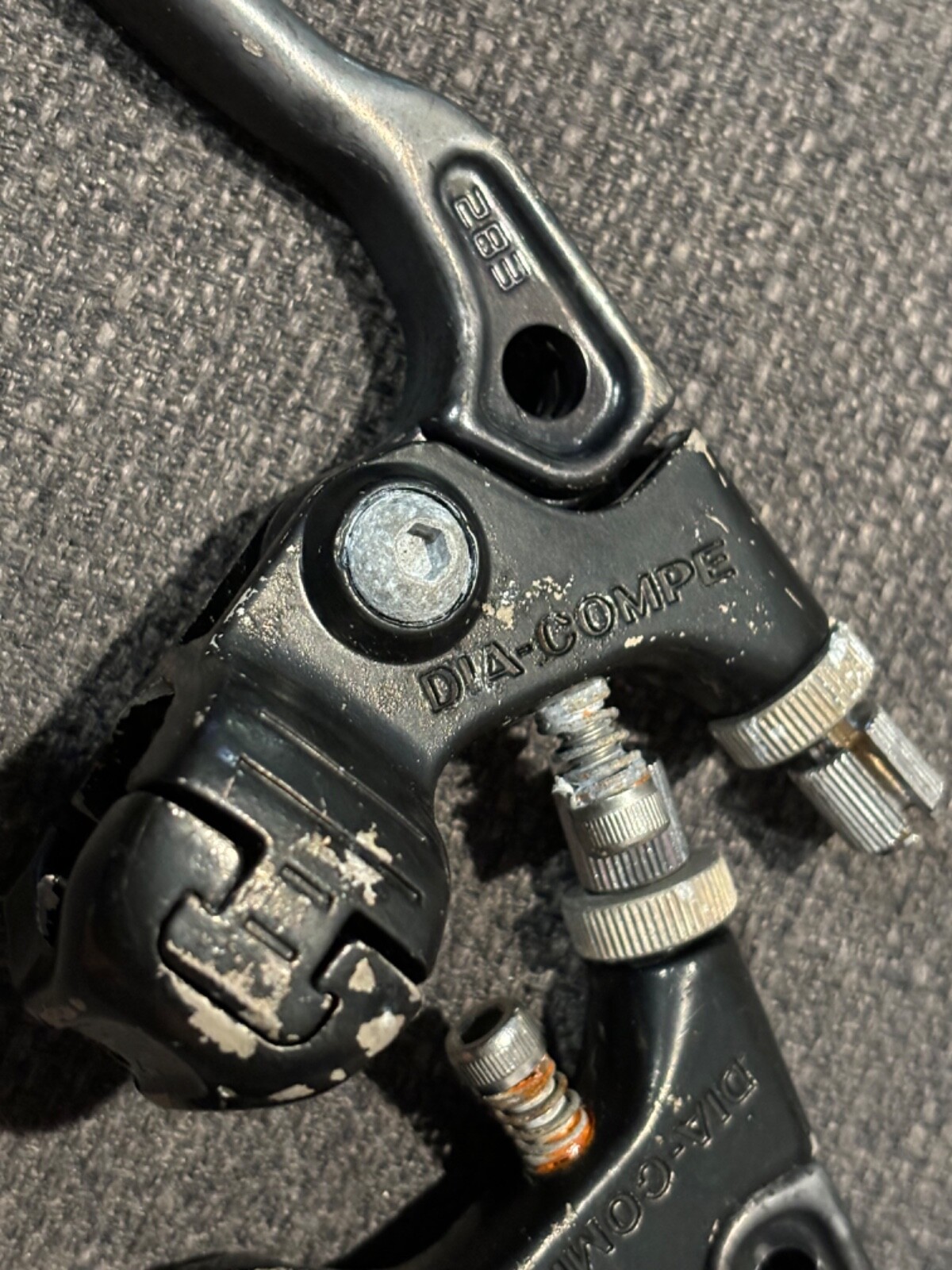 DIA COMPE BMX TECH 5 283 BRAKE LEVERS 1985 STAMPED OLD SCHOOL BMX GT