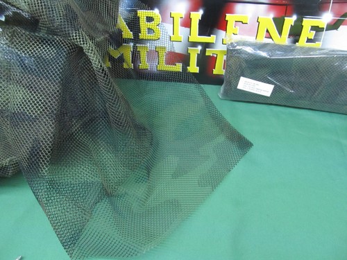 US USMC Army Woodland rete mimetica 5 x 8 Ghillie rete velo copertura cervo cieco nuovo - Foto 3 di 8