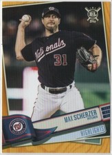 Max Scherzer 2019 TOPPS BIG LEAGUE Gold #399 Nationals