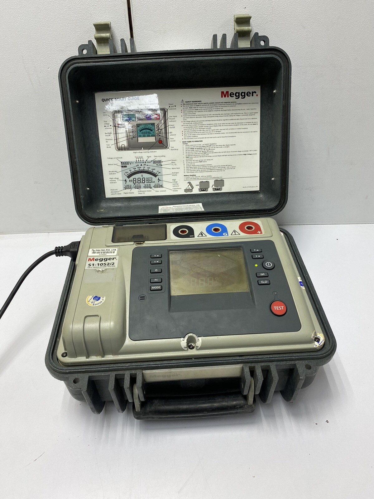 MEGGER S1-1052/2 10 KV INSULATION TESTER  (see Pictures)