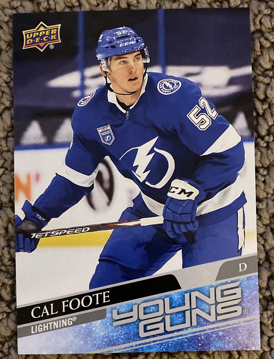 2020-21 Upper Deck - Young Guns Jumbo #476 Cal Foote (RC)
