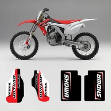 NEW FORK GUARD & UPPER FORK GRAPHICS HONDA CR125 CR250 CRF250 CRF450 2002-2008