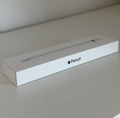 Apple Pencil Eingabestift Stylus Weiß mit Adapter in Originalverpackung