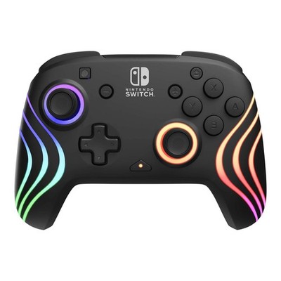 PDP Afterglow Wave Wireless Pro Controller Black   Nintendo Switch Neu & OVP