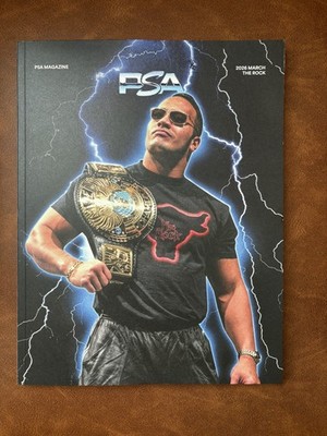 PSA Magazine #51 March 2026 The Rock Dwayne Johnson WWE Wrestling Cover NEW