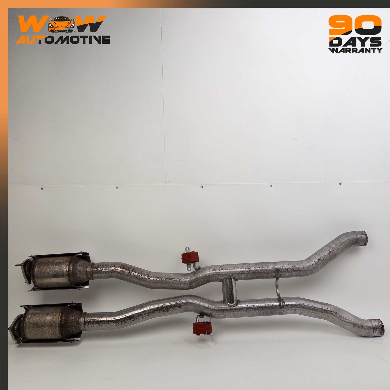 12-17 BENTLEY CONTINENTAL GT GTC 6.0L W12 MIDDLE EXHAUST DOWNPIPE ASSEMBLY OEM