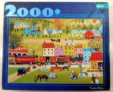 Country Station 2000pc Buffalo Games 38x26 Am...