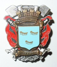 INSIGNE SAPEURS POMPIERS DE SELLES SUR CHER ( 41 - LOIR ET CHER ) - OBSOLETE