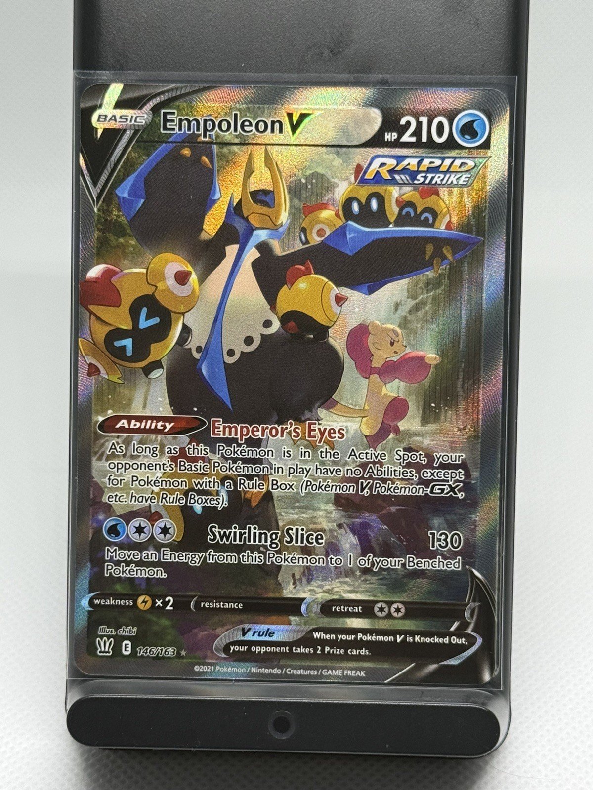 Empoleon V - 146/163 - Pokemon Battle Styles Sword & Shield Alternate Art NM