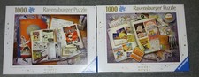 Lot Of 2 Ravensburger Disney Mickey Mouse Moments 1930/40 1000 Pc Jigsaw Puzzles