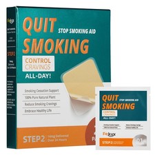 Fekux Quit Smoking Patches Step 2-14 mg Delivered Over 24 Hours Effective Hel...