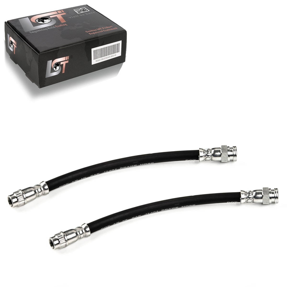 2X Brake Hose Brake Line Rear Axle M10X1 For Peugeot Partner Tepee 5008