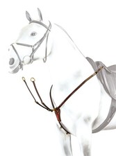 Selleria Equipe Patent Y Brustplatte BP15 schwarz/braun/Newmarket/rotbraun Cob/voll