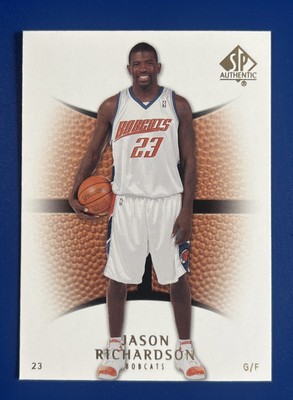 2007-08 SP Authentic Basketball Jason Richardson Charlotte Bobcats