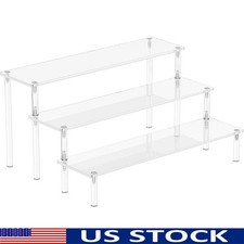 Acrylic Display Riser Stand Organizer Perfume Kitchen Party Home Decor New