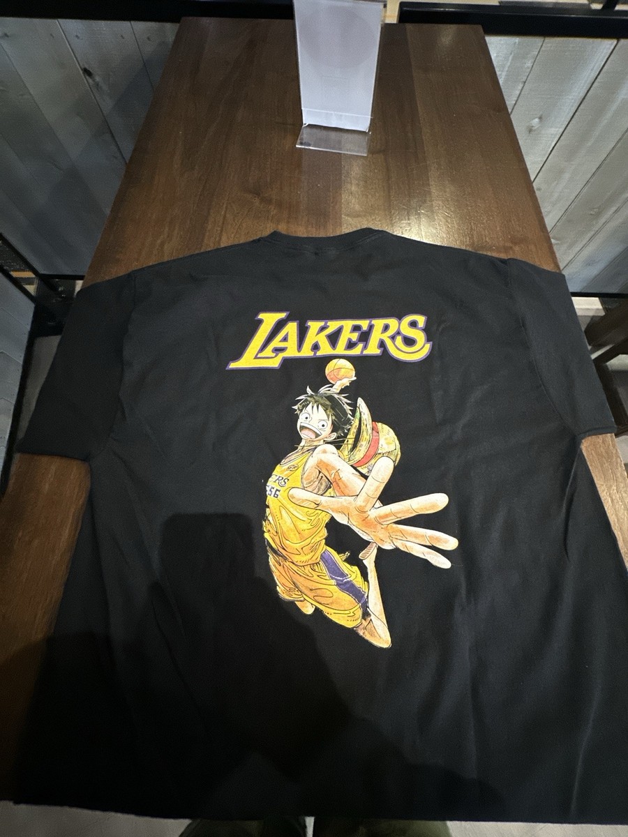 Lakers X One Piece Anime Collab Shirt, SGA 2/28/25 Size XL Lakers X One Piece Anime Collab Shirt, SGA 2/28/25 Size XL