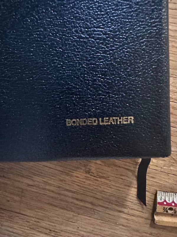 THOMPSON CHAIN REFERENCE STUDY BIBLE Black Leather 1997 NKJV Red Letter ...