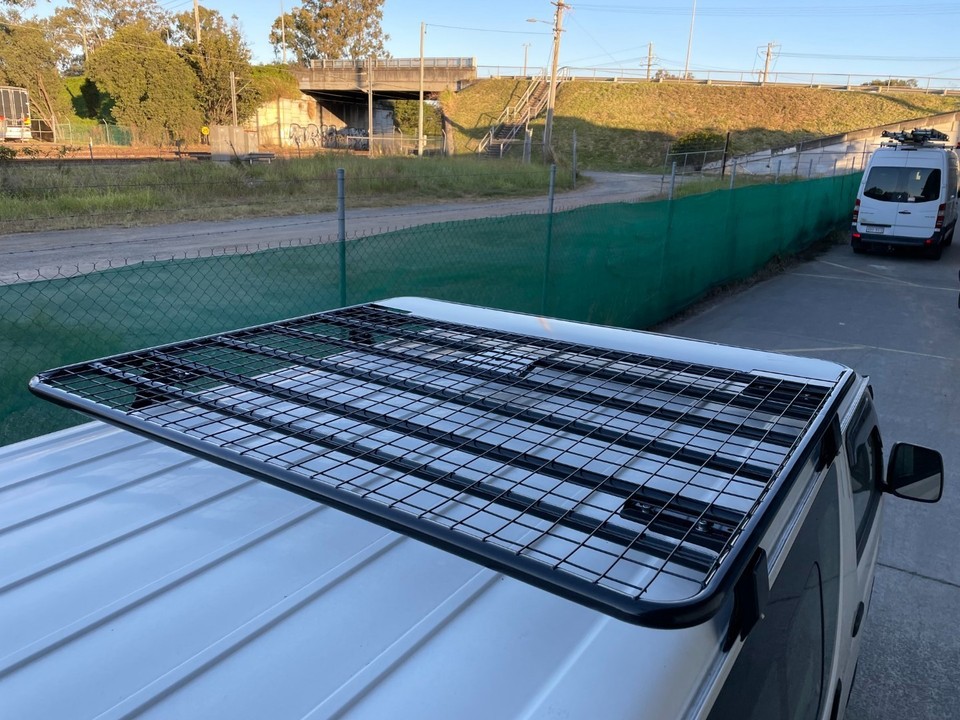 Gutter Mount Steel Roof Rack Flat 146x135cm fit Hiace Van Low Roof LWB ...