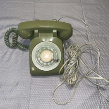 Vtg Rotary Phone Green Table Top Stromberg Carlson June 1968 SC508B SC G3 Office