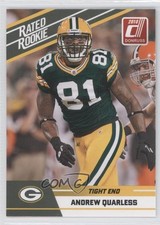 2010 Donruss Rated Rookie Box Set Andrew Quarless #3 fm0