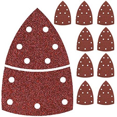 Vielseitiges 40 Schleifblätter Set - 150 mm x 102 mm für Handschleifer, robustes Papier