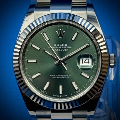 Rolex Datejust 41mm | Mint Green Dial | Reference #126334